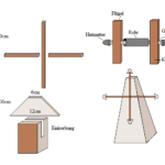 Bauanleitung Windmuhle Bauplan